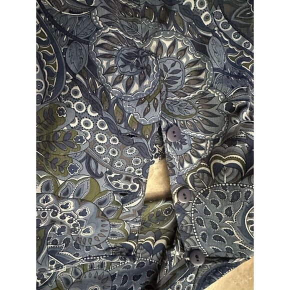 Norah Noh M Silk Vintage Printed Padded Blouse - Picture 4 of 7